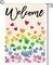 Love Hearts Rainbow Pride Garden Flag – 12×18 Inch Double-Sided LGBTQ+ Equality Yard & Outdoor Flag